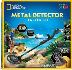 4. NATIONAL GEOGRAPHIC Starter Metal Detector Kit for Kids