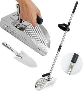 3. SCNKKL Sand Scoop for Metal Detecting